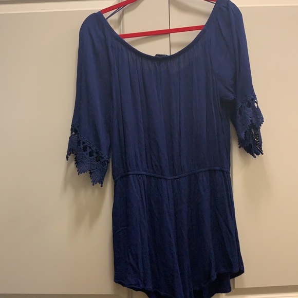 Ambiance Blue Romper Size 1XL - Picture 10 of 12